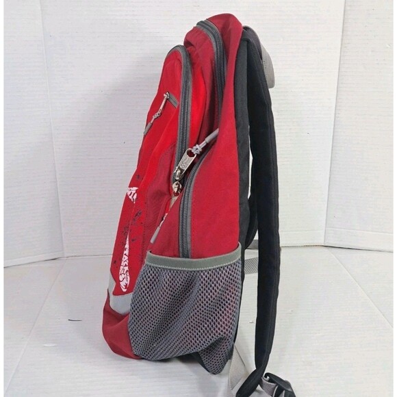 L.L. Bean Red Great White Shark Graphic Backpack 16" Kids School Book Bag Travel - Picture 4 of 8